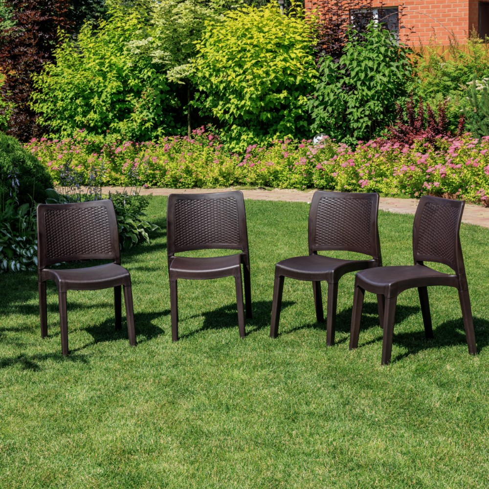 Комплект обеденных стульев Royal Family JULY (4 шт.) коричневый 4