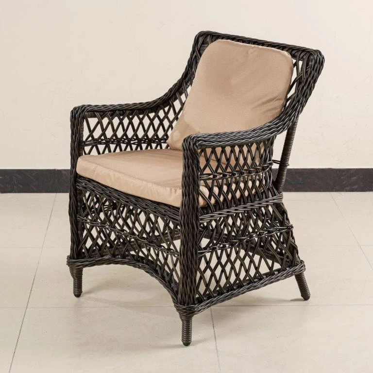 Кресло Марсель ромб с подушками Мореный дуб 2