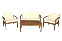 Набор мебели садовый Бэнито из акации 2 уп. (стол,диван, 2 кресла)