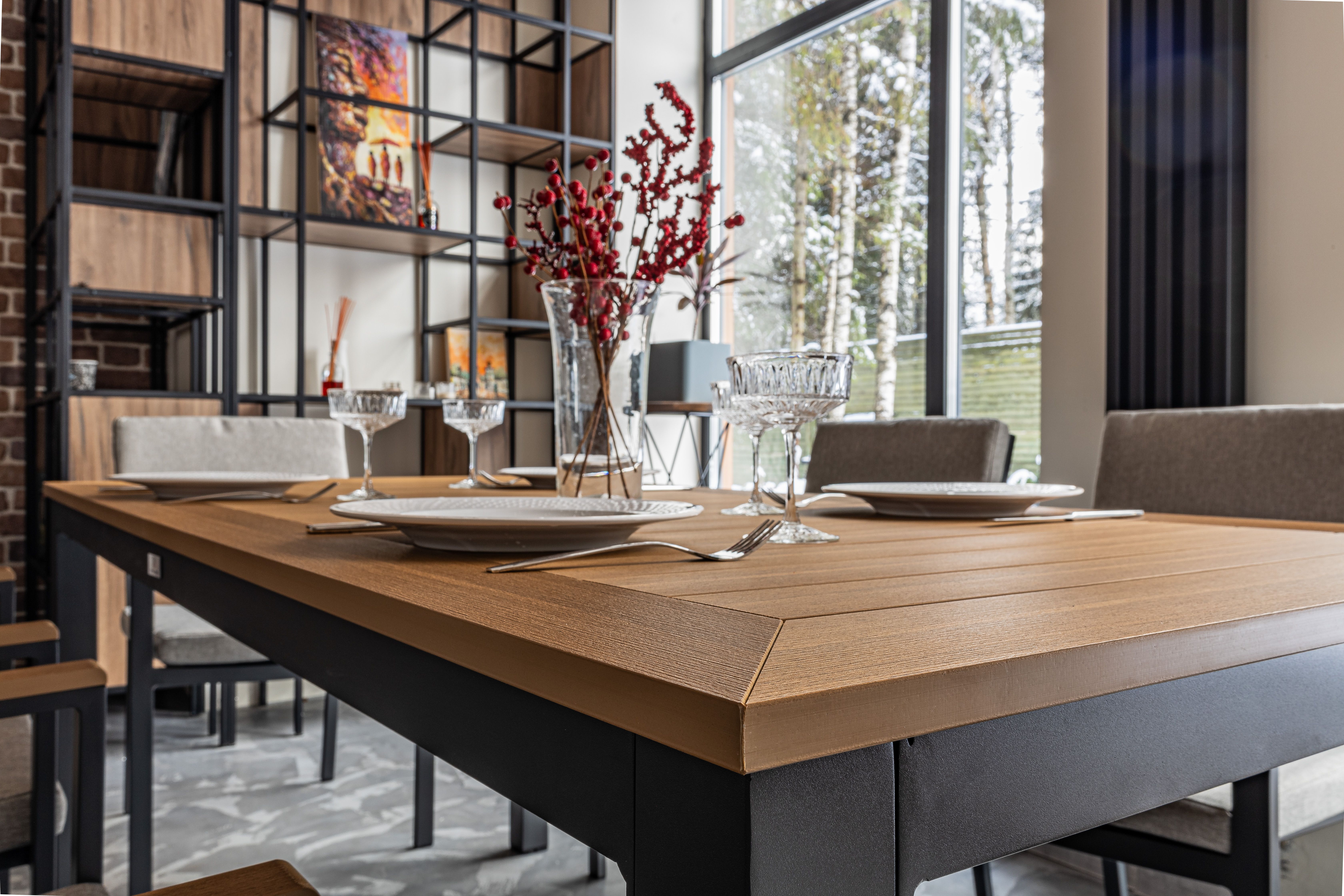 Обеденный комплект Royal Family OSCAR со столешницей из поливуда 4