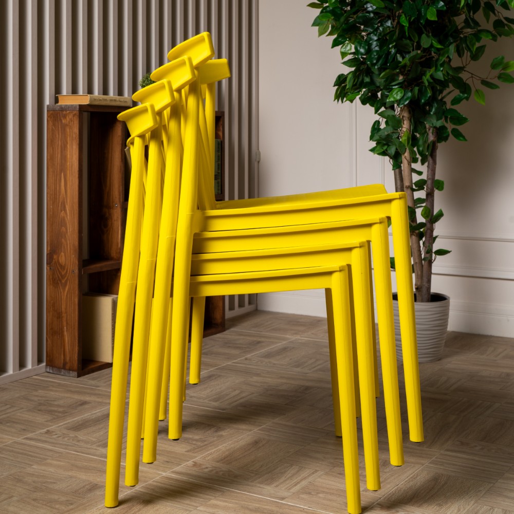 Комплект обеденных стульев Royal Family KAI (4 шт.) желтый 4