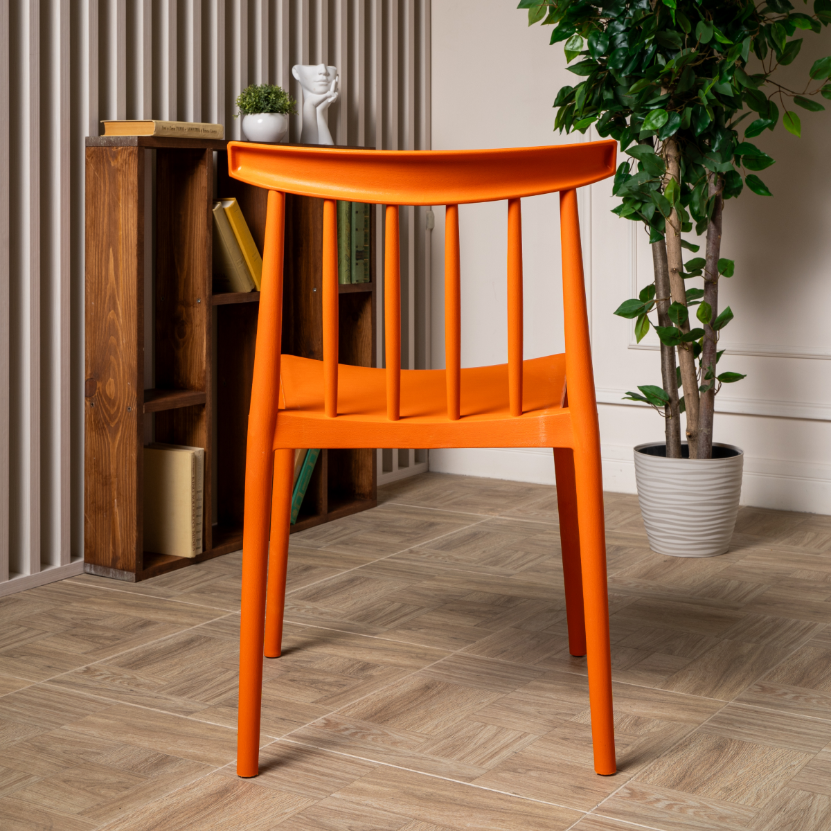 Пластиковый стул RoyalFamily Kai (Кай) оранжевый 4