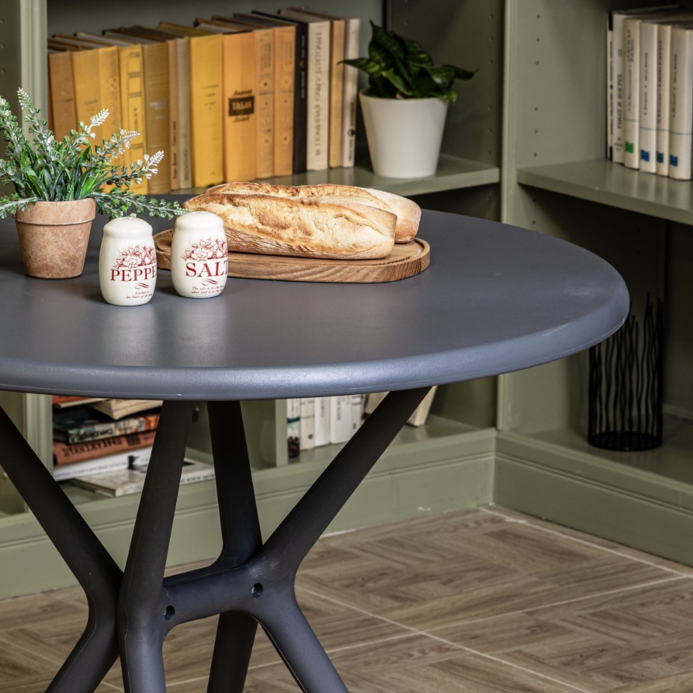 Пластиковый стол Royal Family TOM цвет серый 2