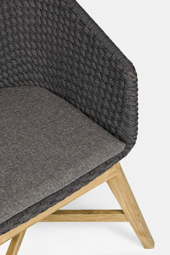 Кресло плетеное с подушкой Coachella 5