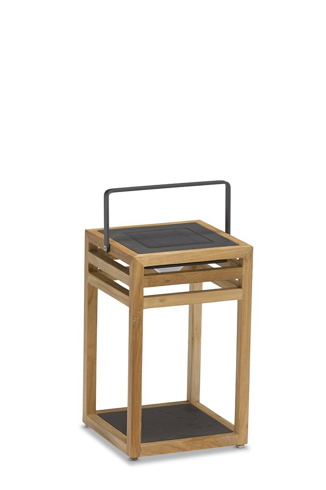 Sala 28 см, лампа антрацит/натуральный, тик 1