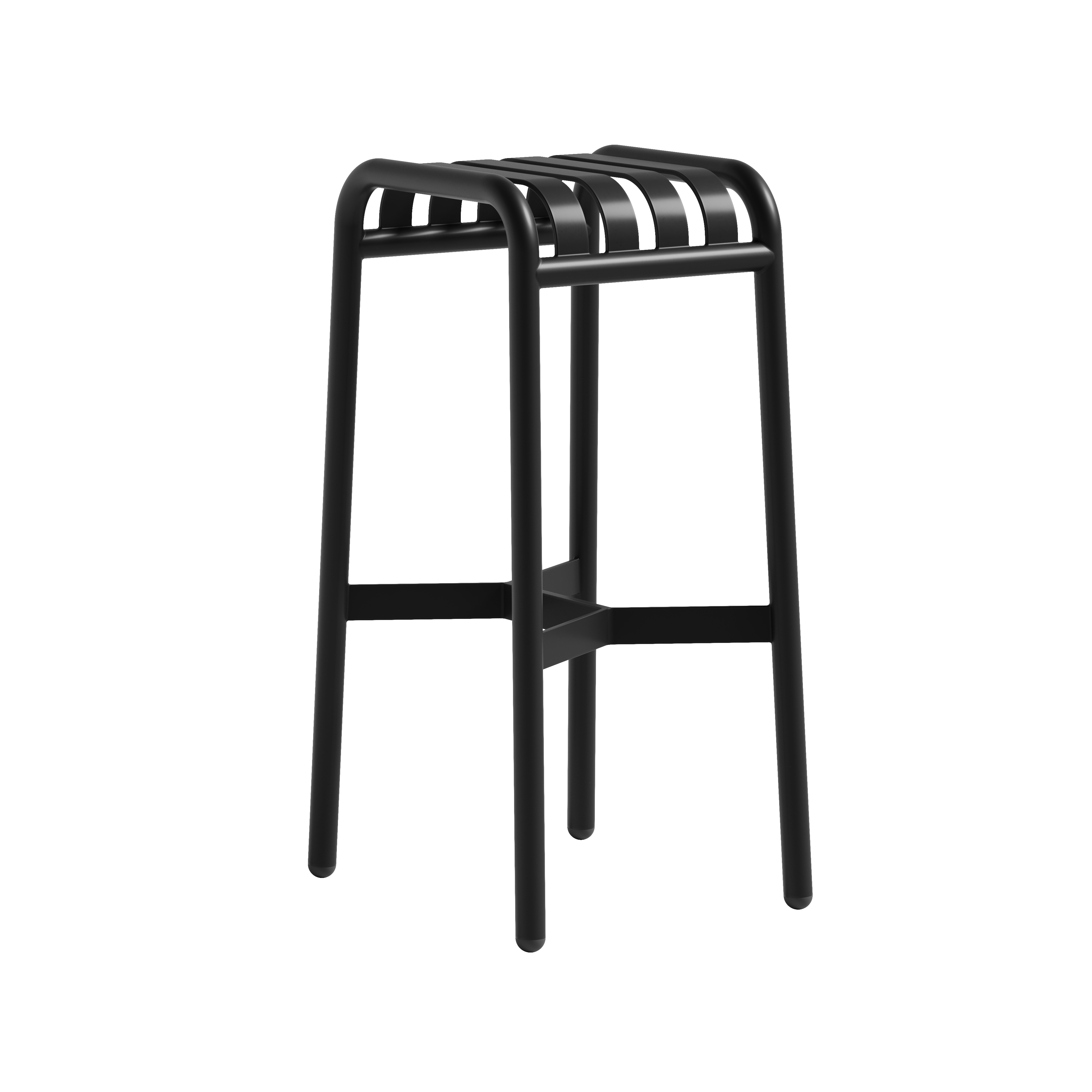 Стул барный Flow, RAL 9005-черный 1