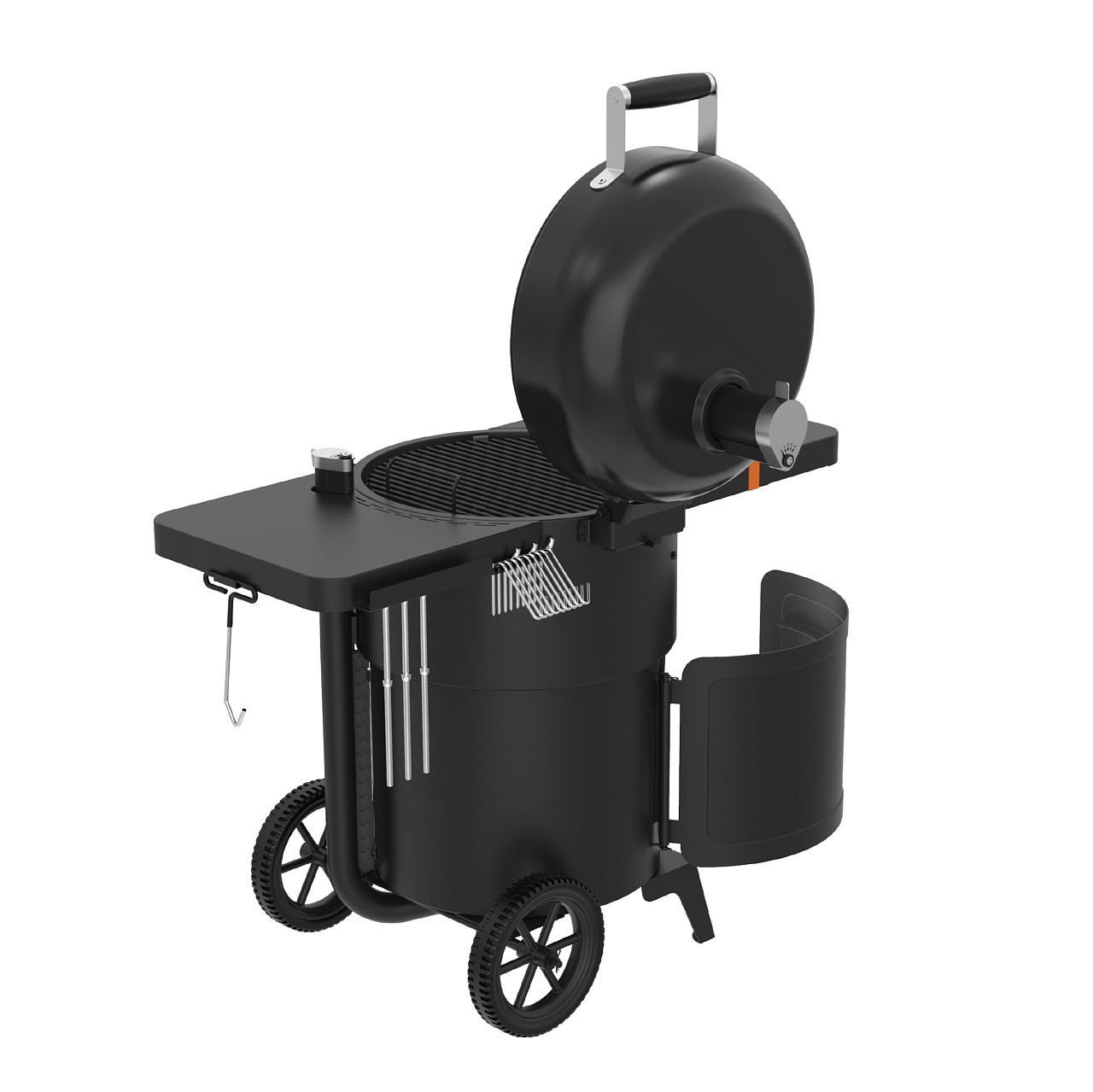 Коптильня Oklahoma Joe's Drum Bronco 2.0 (черная) 3