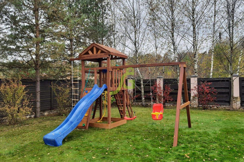 Панда Fanny Gride детская игровая площадка из дерева
