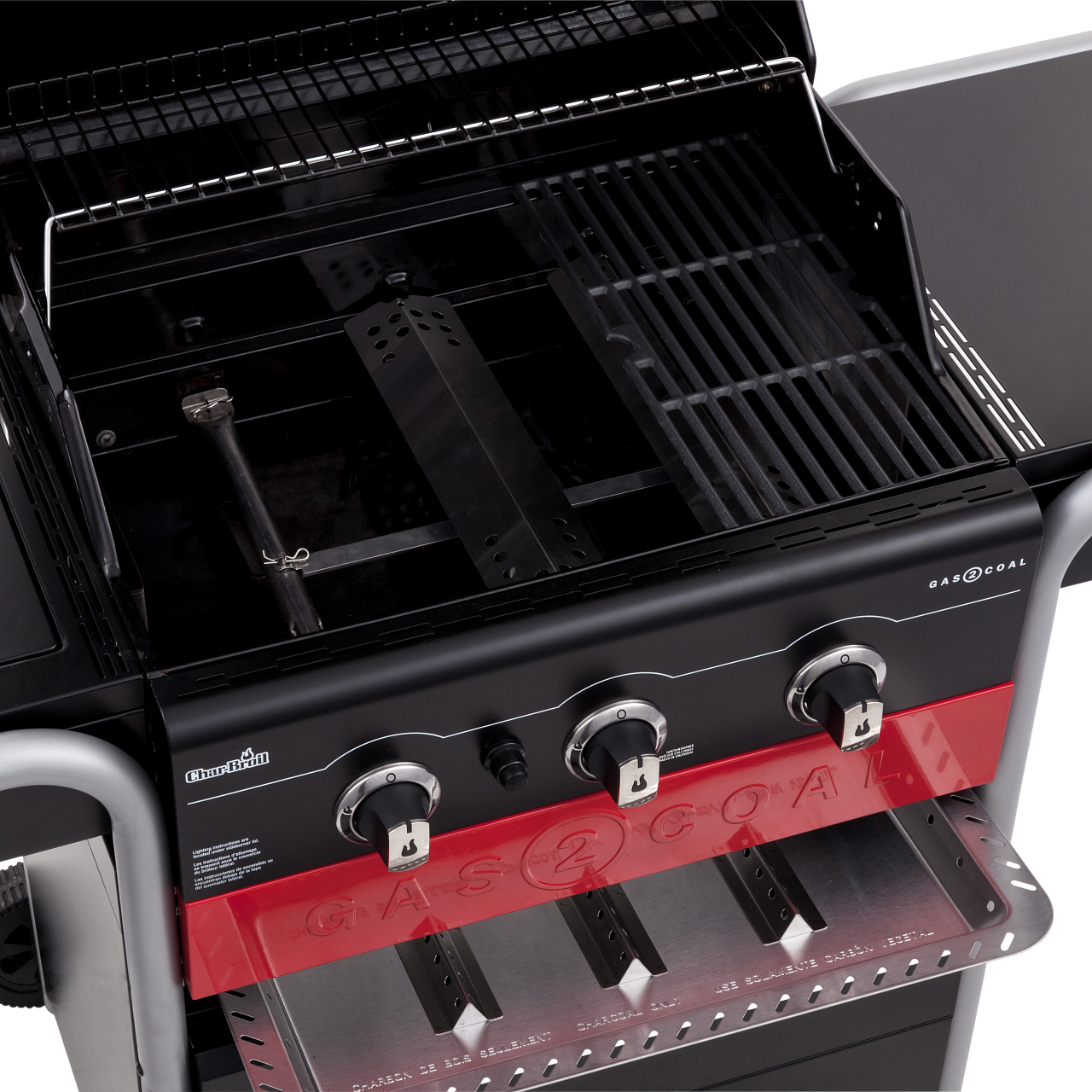 Угольный + Газовый гриль Char-Broil Gas2Coal Hybrid 3B 6
