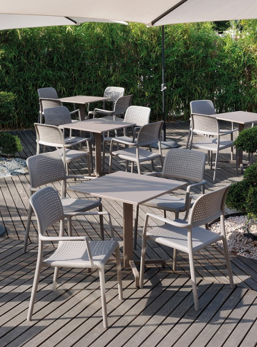 Кресло пластиковое Bora, тортора 5