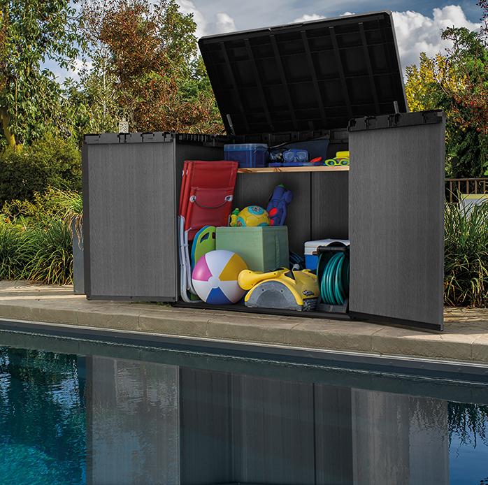 Ящик-шкаф Дарвин (Darwin) 1150 л, графит 5