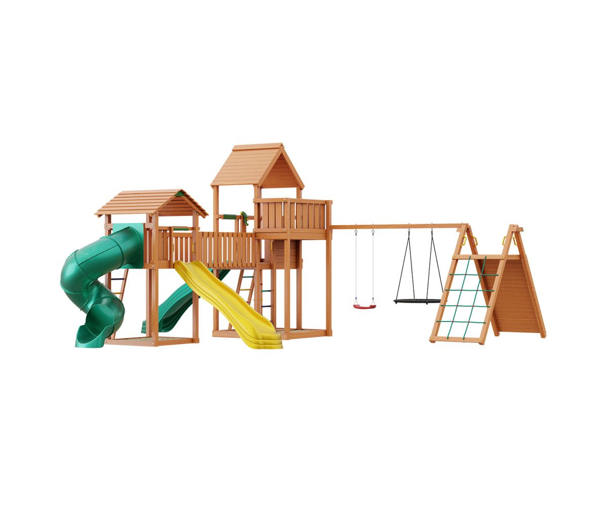 Деревянные игровые комплексы в Самаре - Купить детские игровые площадки из дерева