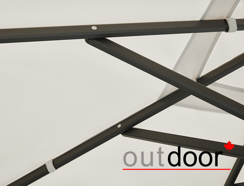 Зонт садовый OUTDOOR Малибу, айвори 5