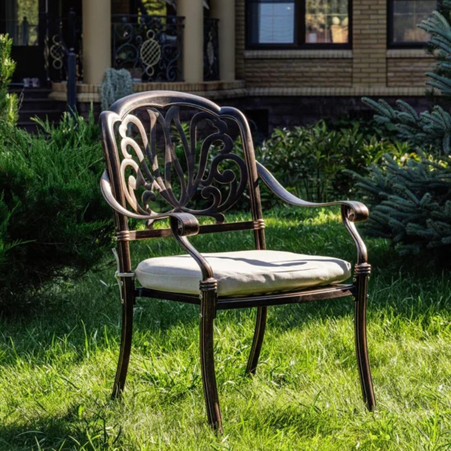 Обеденное кресло Royal Family WILHELM из литого алюминия 2