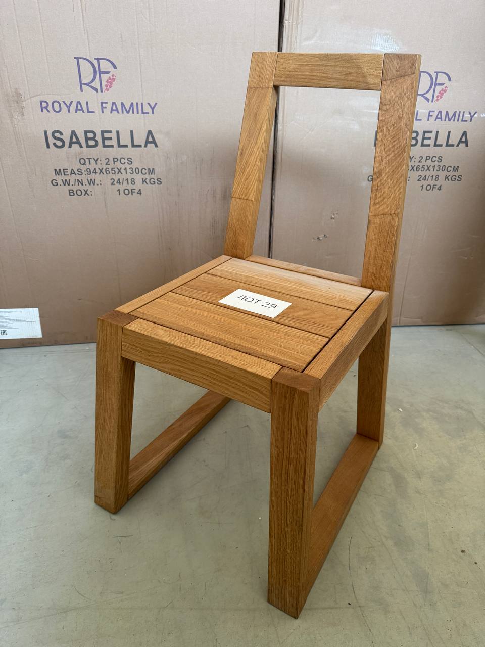 ЛОТ №29 - Стул Baroyan из массива дуба 2