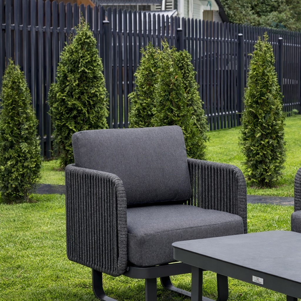 Лаунж-зона из алюминия Royal Family ADRIAN, цвет антрацит 2