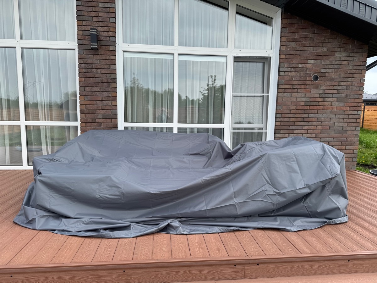 Универсальный защитный чехол для садовых комплектов мебели