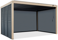 Пергола биоклиматическая 3х4 м с поворотными ламелями SKYPergs Plus