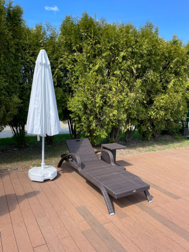 Зонт пляжный профессиональный 2.5 м Kiwi Clips 50-1011-25/OLE/WH/VAL/NO 2