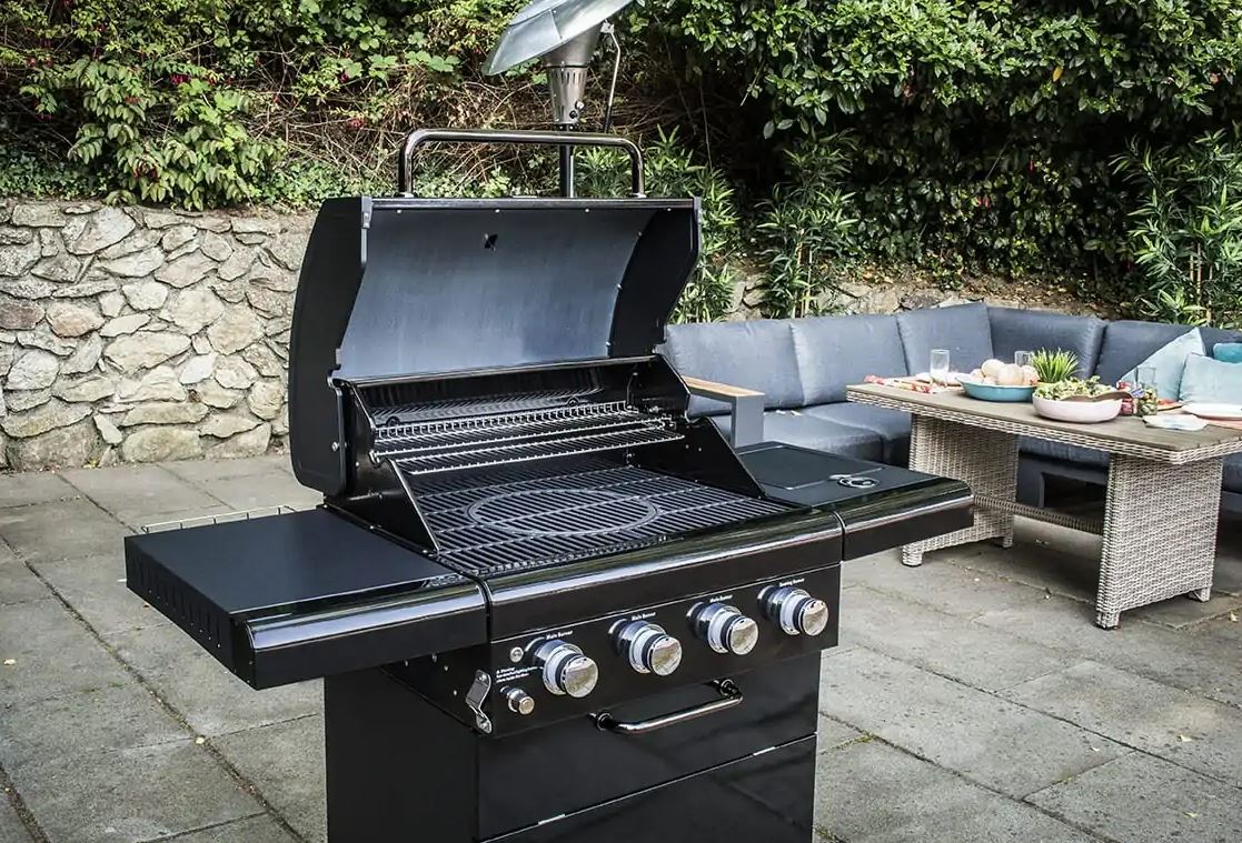 Газовый гриль SAHARA A450 Performer 4B BBQ Black купить в Москве по  выгодной цене