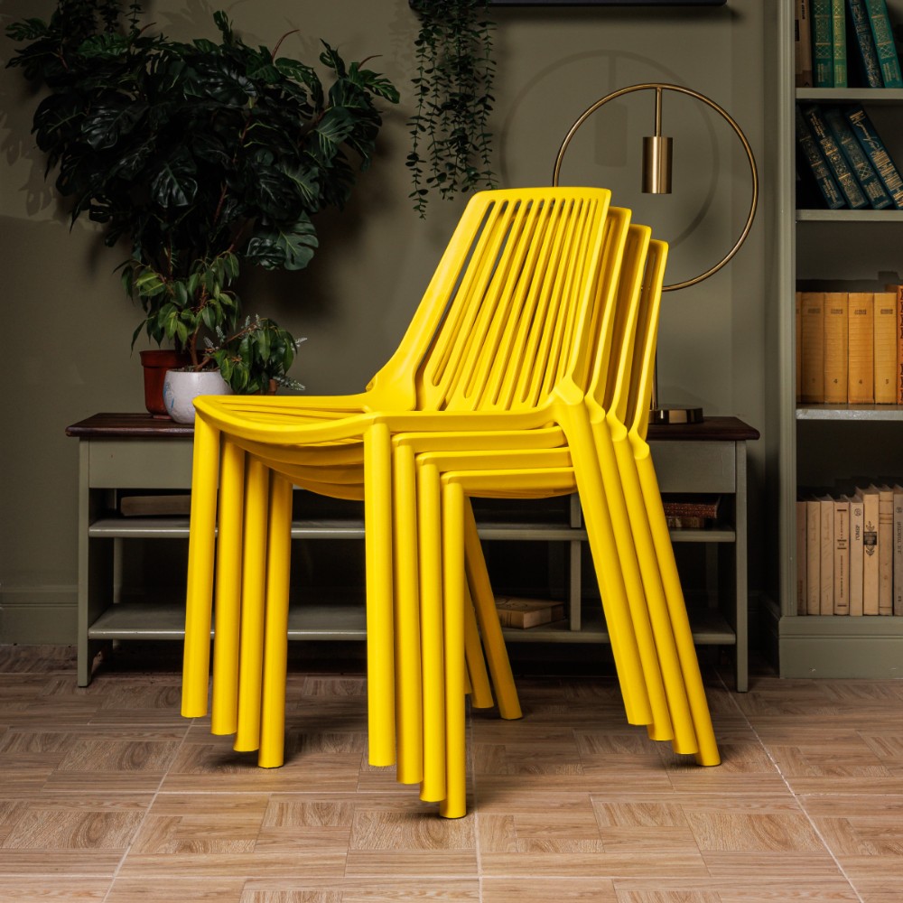 Комплект обеденных стульев Royal Family NICO (4 шт.) желтый 1