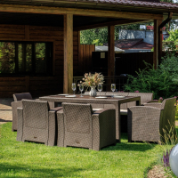 Обеденный комплект Royal Family LANA LUX DINING L коричневый