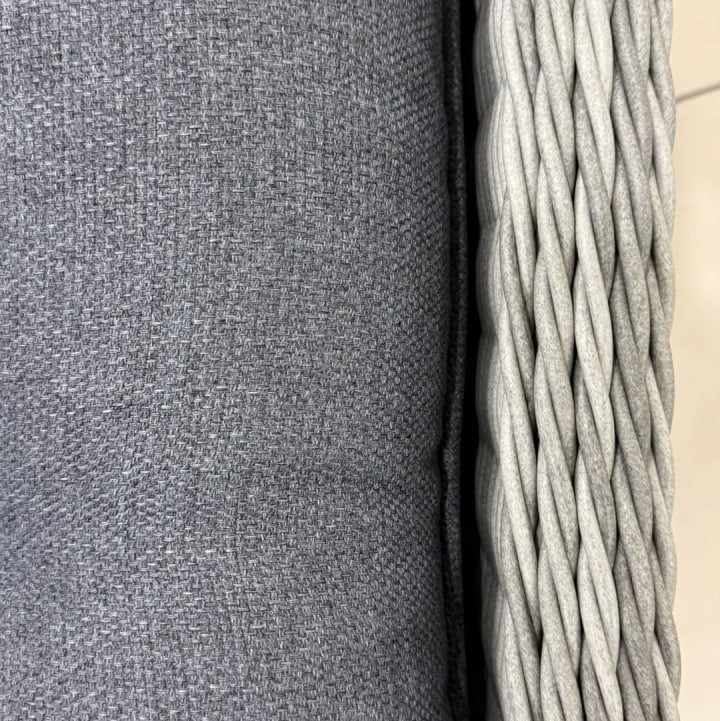 Кресло реклайнер LUIZA из искусственного ротанга цвет серый 6