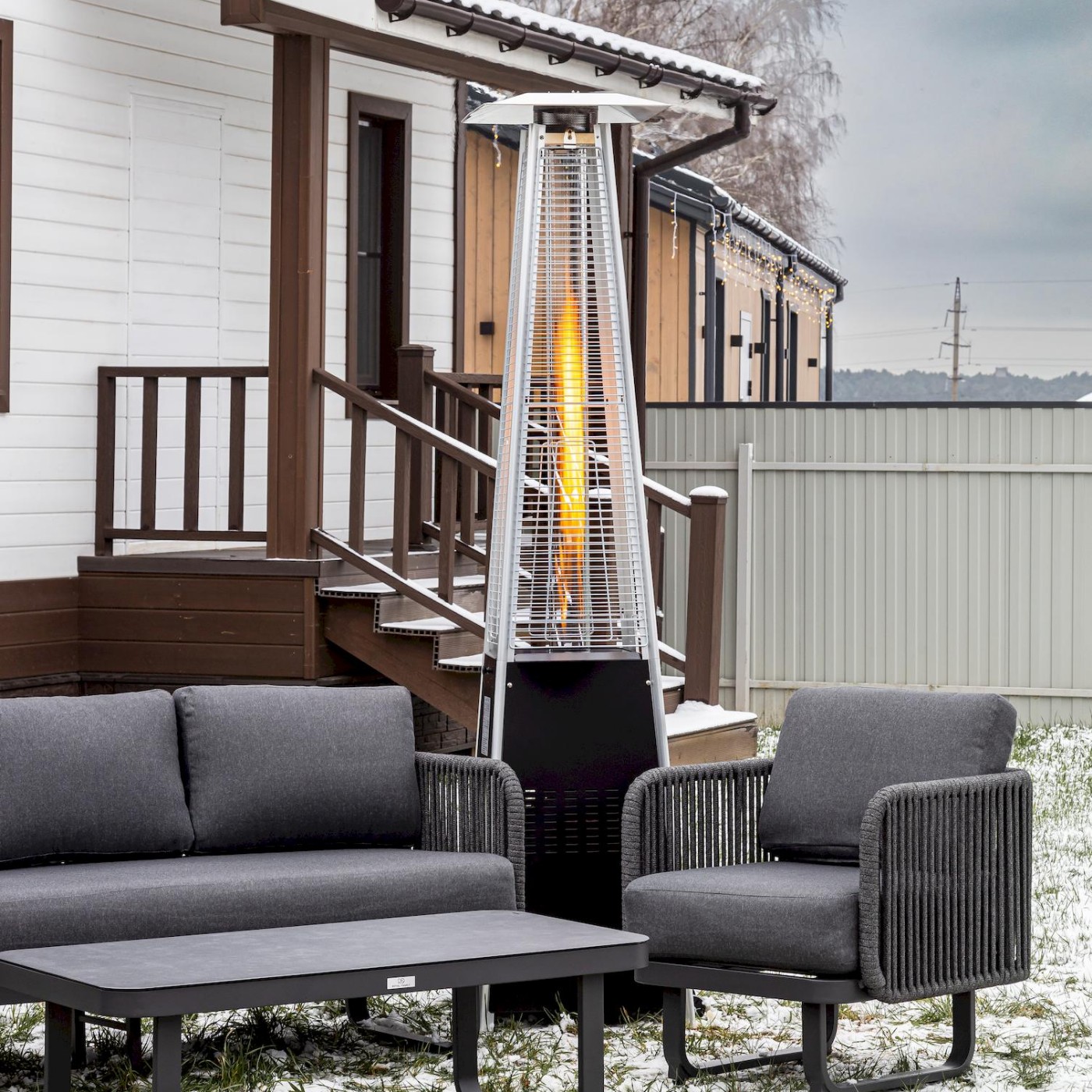 Лаунж-зона из алюминия Royal Family ADRIAN, цвет антрацит 6