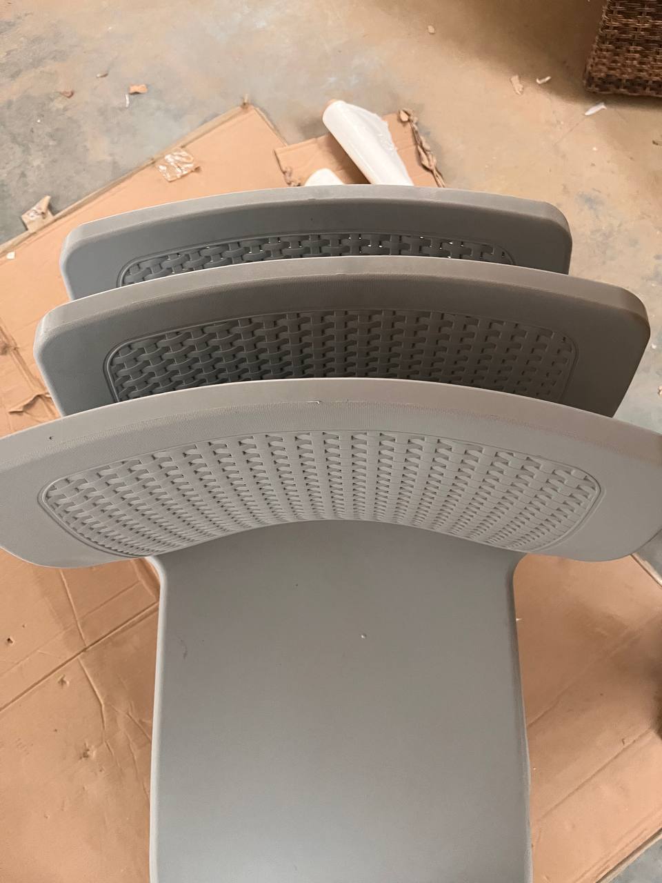 ЛОТ №477 - Стул JULY светло-серый 3