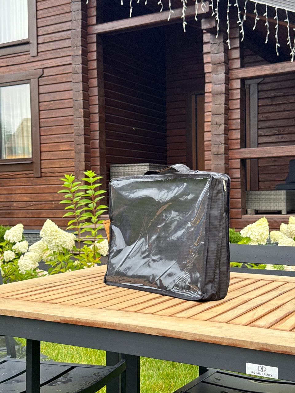 Универсальный чехол на мебель (лаунж зон) 330 х 200 см цвет серый 4