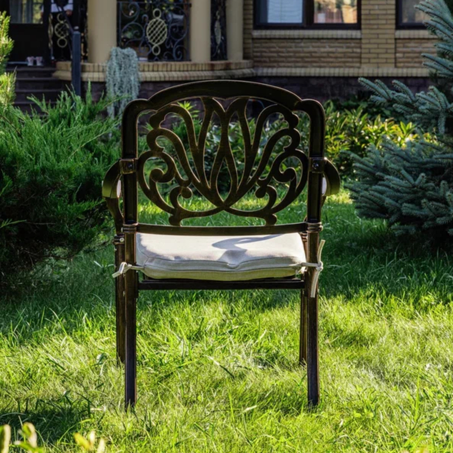 Обеденное кресло Royal Family WILHELM из литого алюминия 4