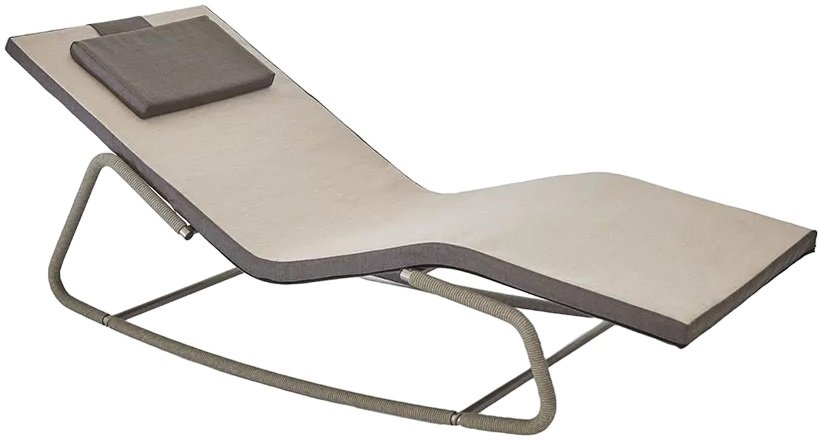 Шезлонг-лежак с обивкой Wave Dondol 1
