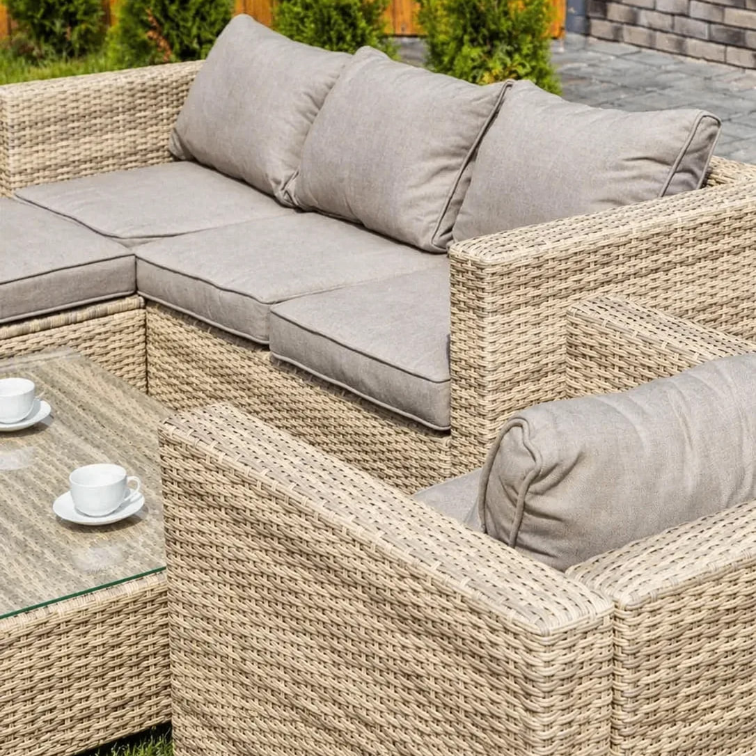 GRAND VICKY комплект из искусственного ротанга (бежевый) 5