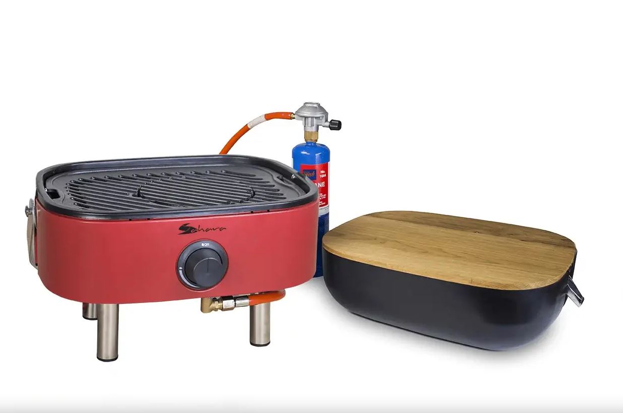 Газовый гриль SAHARA Mini BBQ Black купить в Москве по выгодной цене