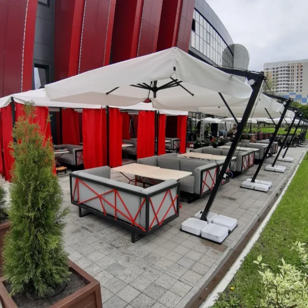 ЛОТ №596 - Зонт BANANA зеленый с базой 1