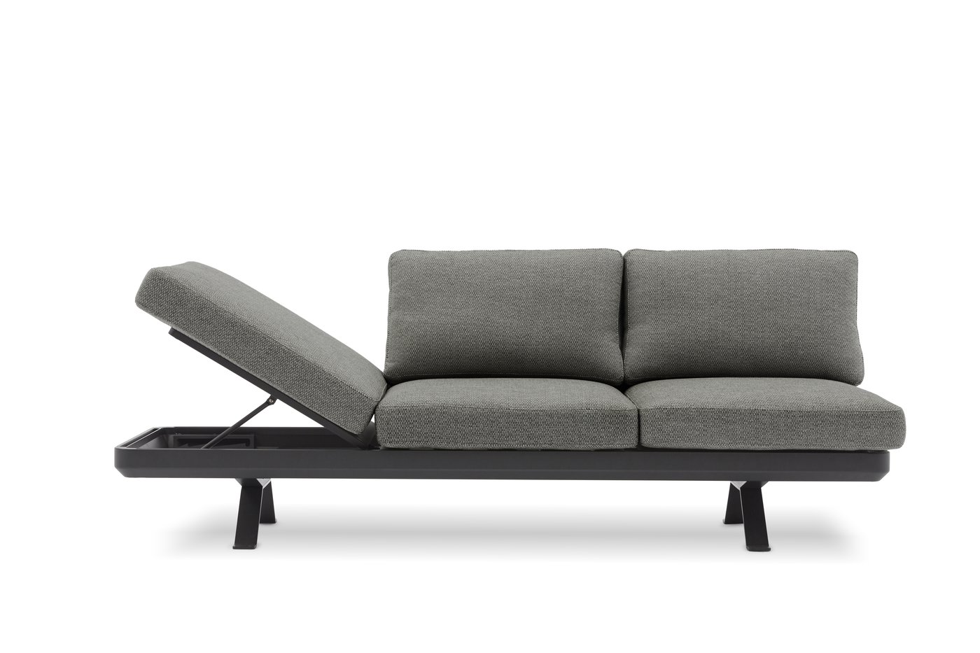 Lund, комплект лаунж мебели антрацит/антрацит, алюминий 4