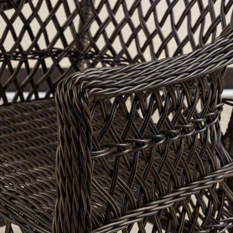 Кресло Марсель ромб с подушками Мореный дуб 5