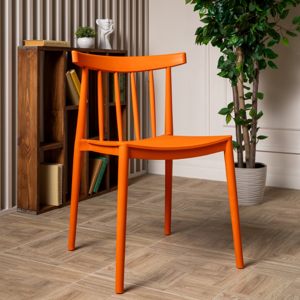 Комплект обеденных стульев Royal Family KAI (4 шт.) оранжевый 6