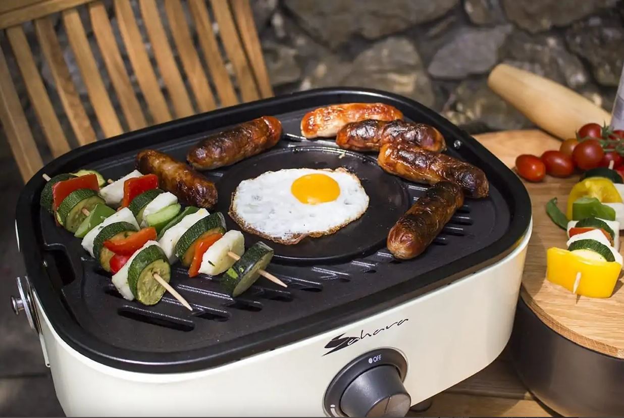 Газовый гриль SAHARA Mini BBQ Black купить в Москве по выгодной цене