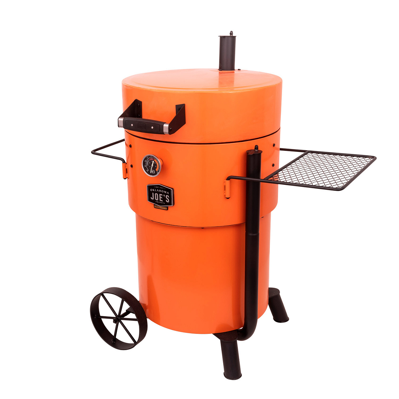  Коптильня Oklahoma Joe's Drum Bronco Pro (оранжевая) 2