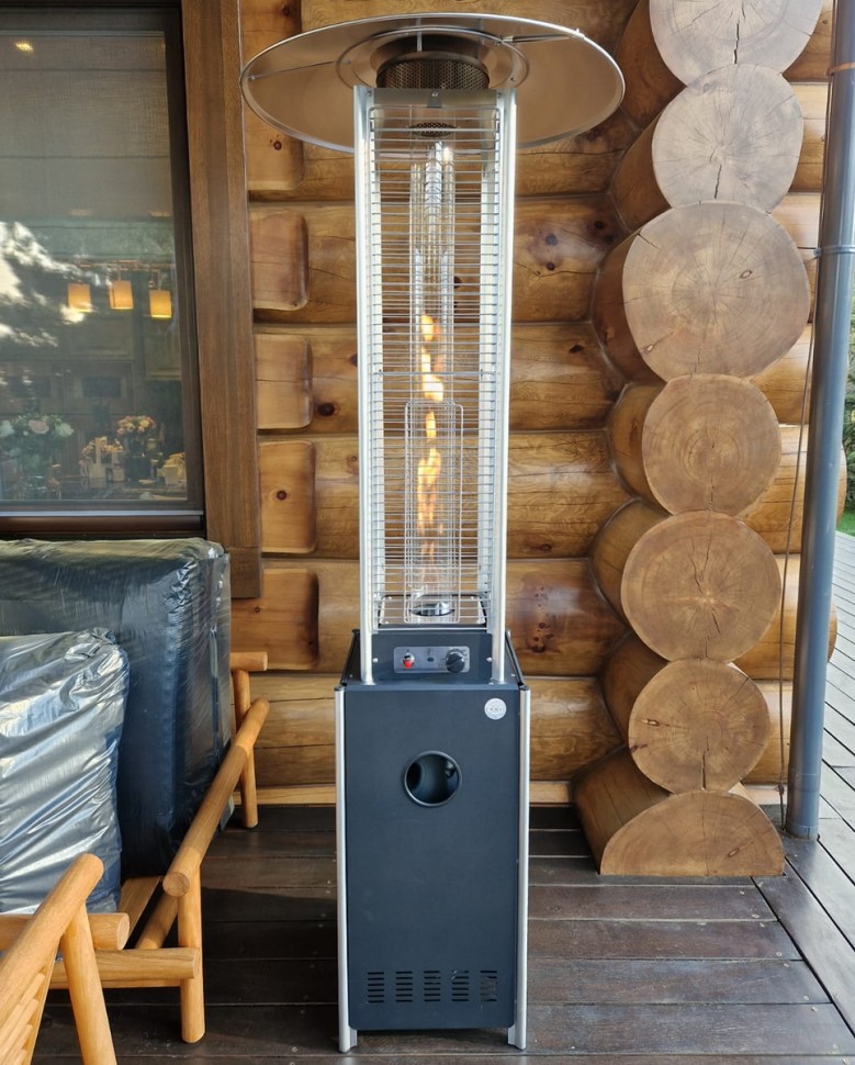 Уличный газовый обогреватель WWT 13S Black 6