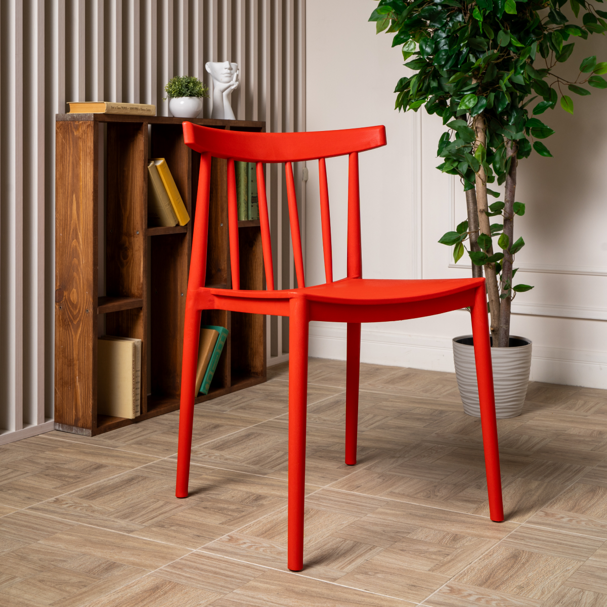 Стул из пластика RoyalFamily Kai (Кай) красный 4