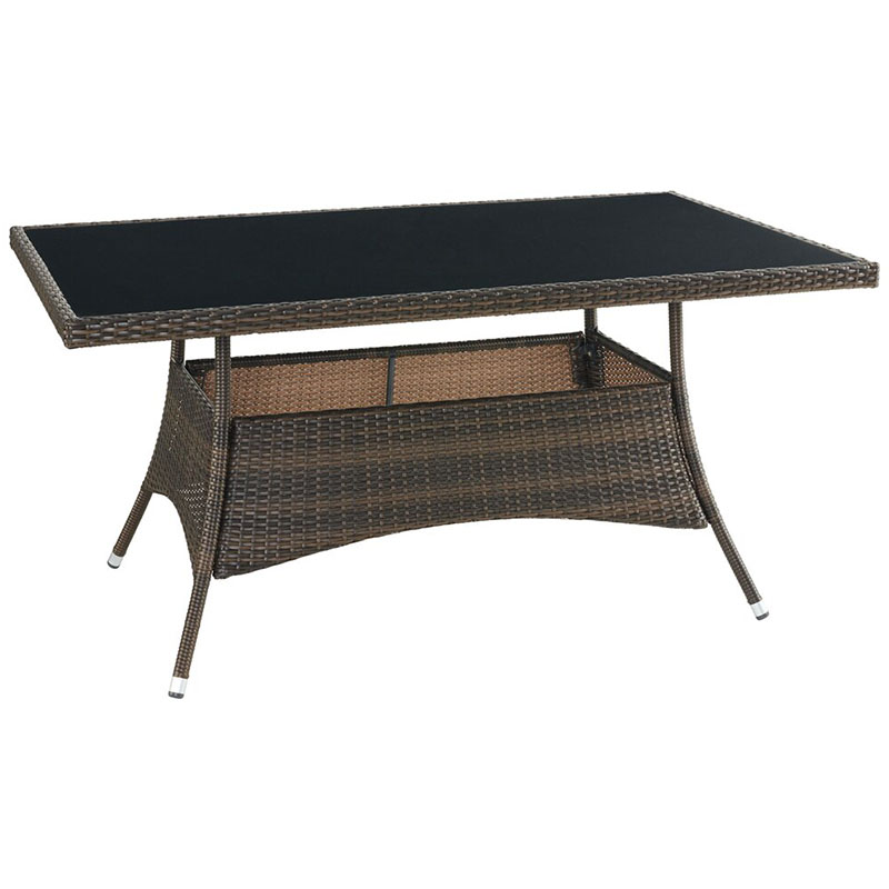 Стол из ротанга 150*90 см Руардин «Ruardean», dark brown 1