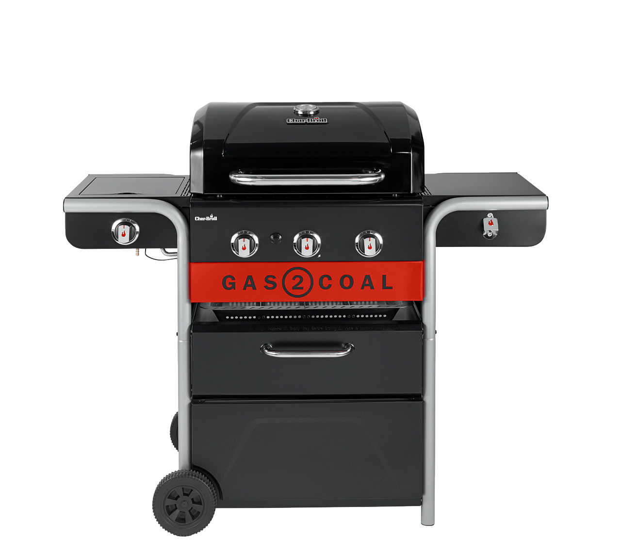 Угольный + Газовый гриль Char-Broil Gas2Coal Hybrid 3B 1