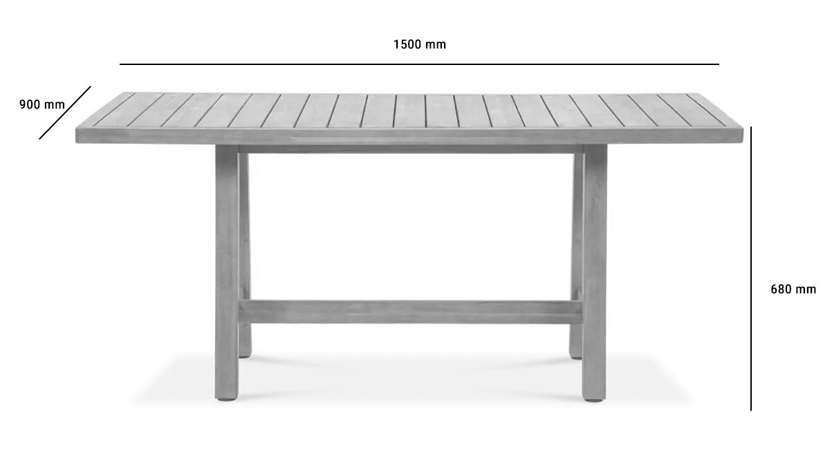 Комплект деревянной мебели из акации Ravona KD на 5 персон 6