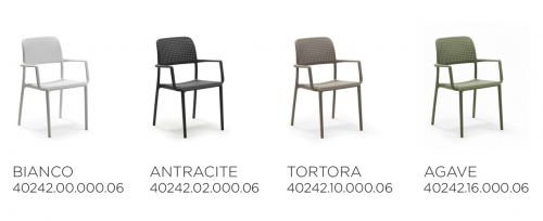 Кресло пластиковое Bora, тортора 2