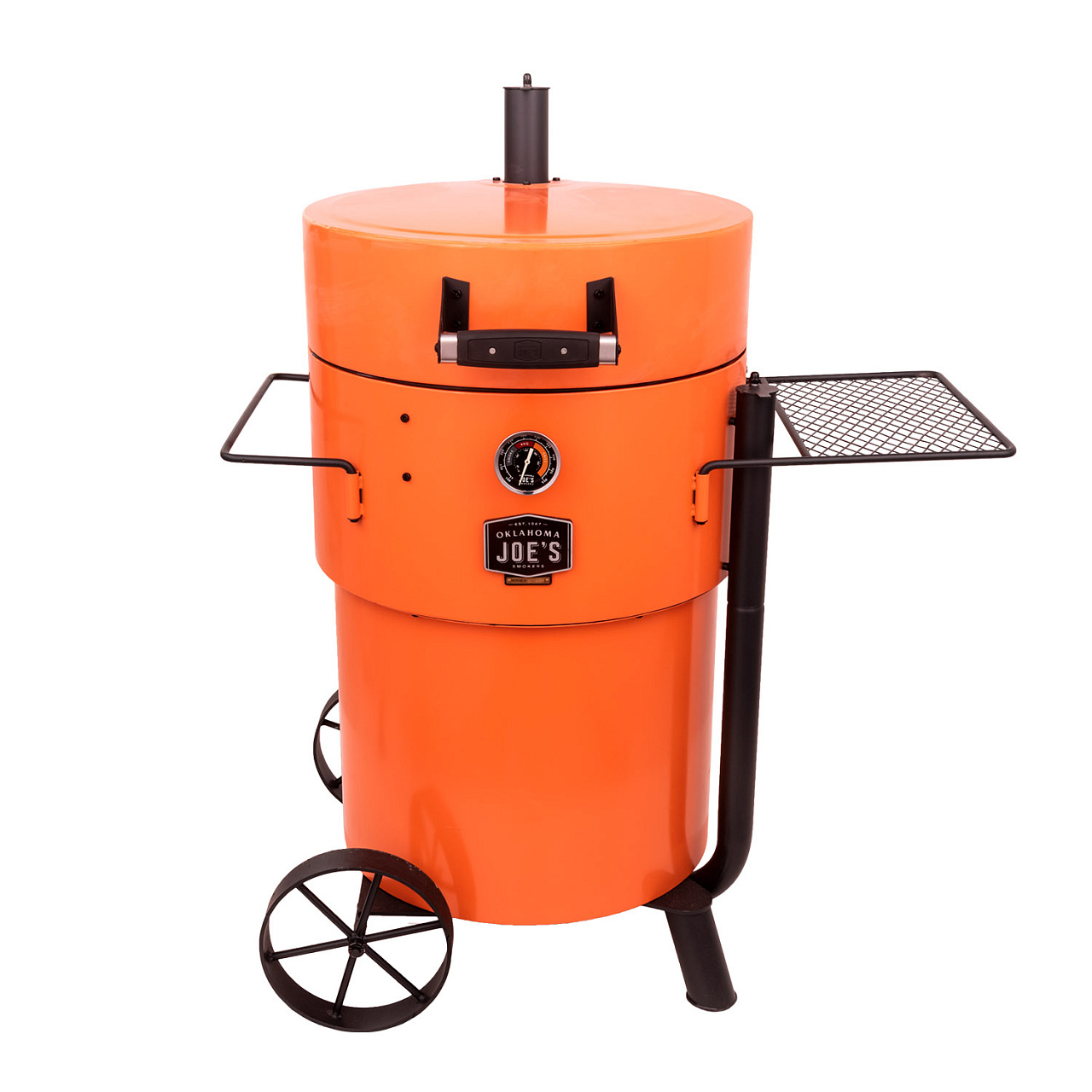  Коптильня Oklahoma Joe's Drum Bronco Pro (оранжевая) 1