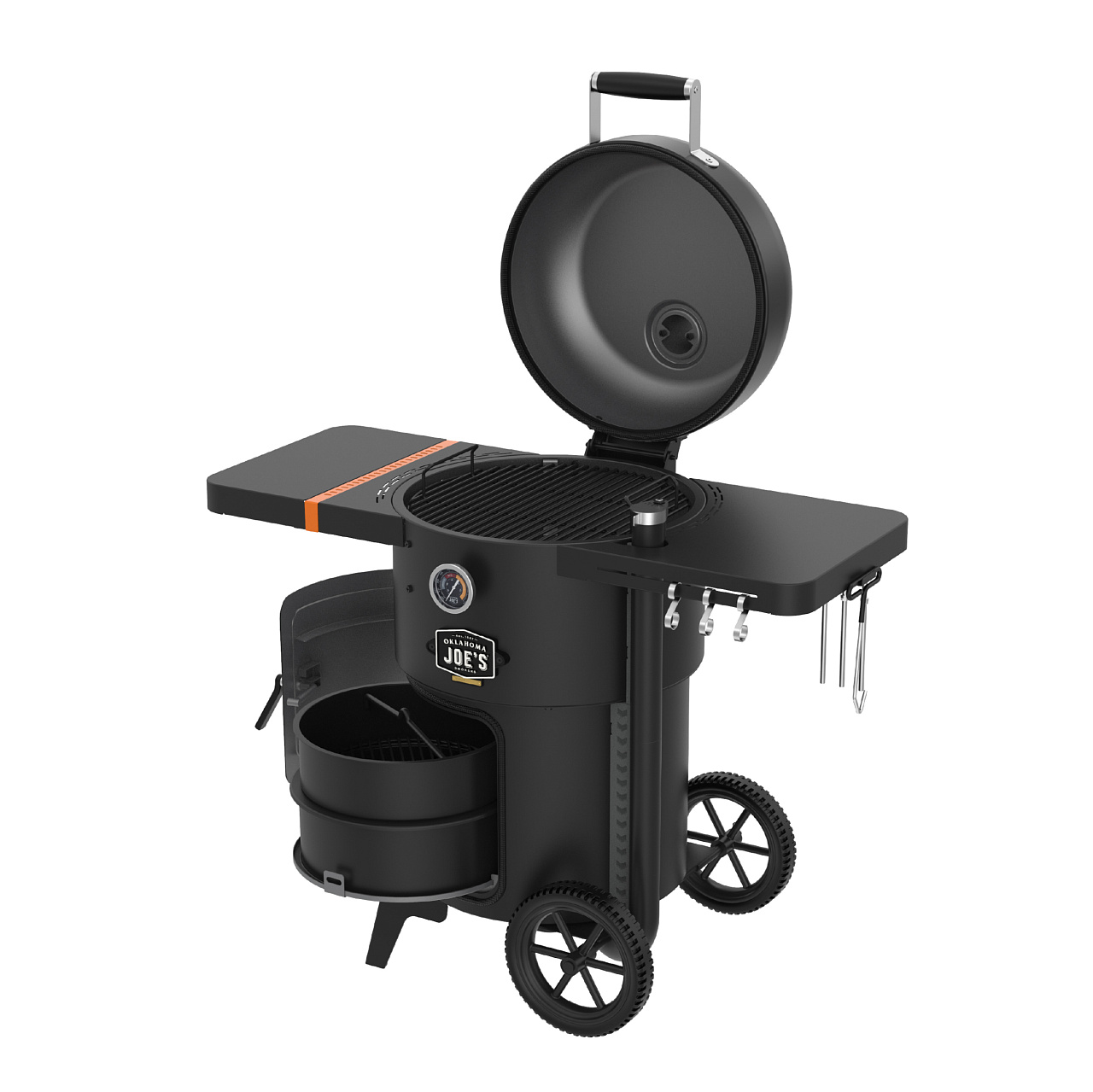 Коптильня Oklahoma Joe's Drum Bronco 2.0 (черная) 4