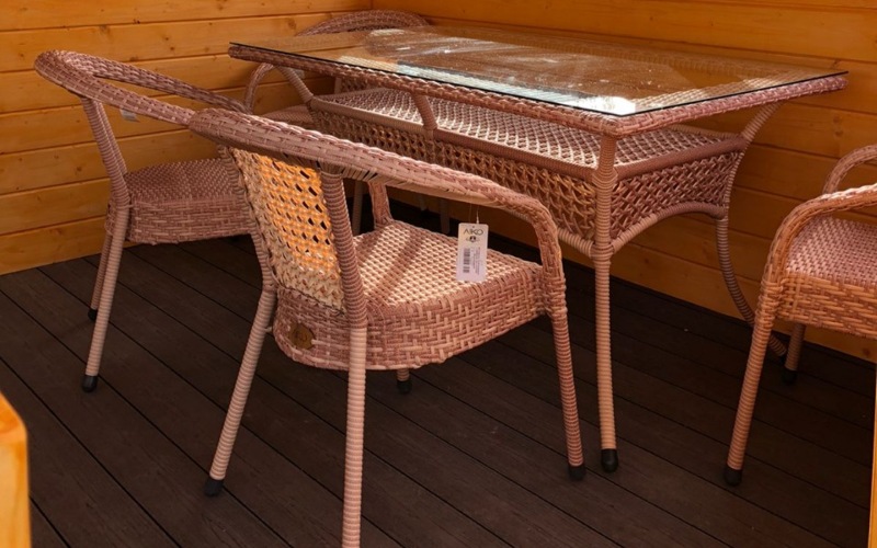 DECO Стол прямоугольный 150 (капучино) 3