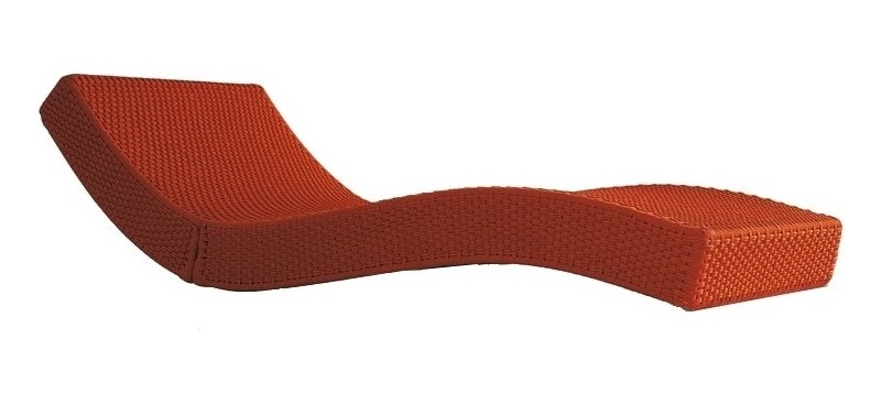 Шезлонг металлический плетеный Wave 4